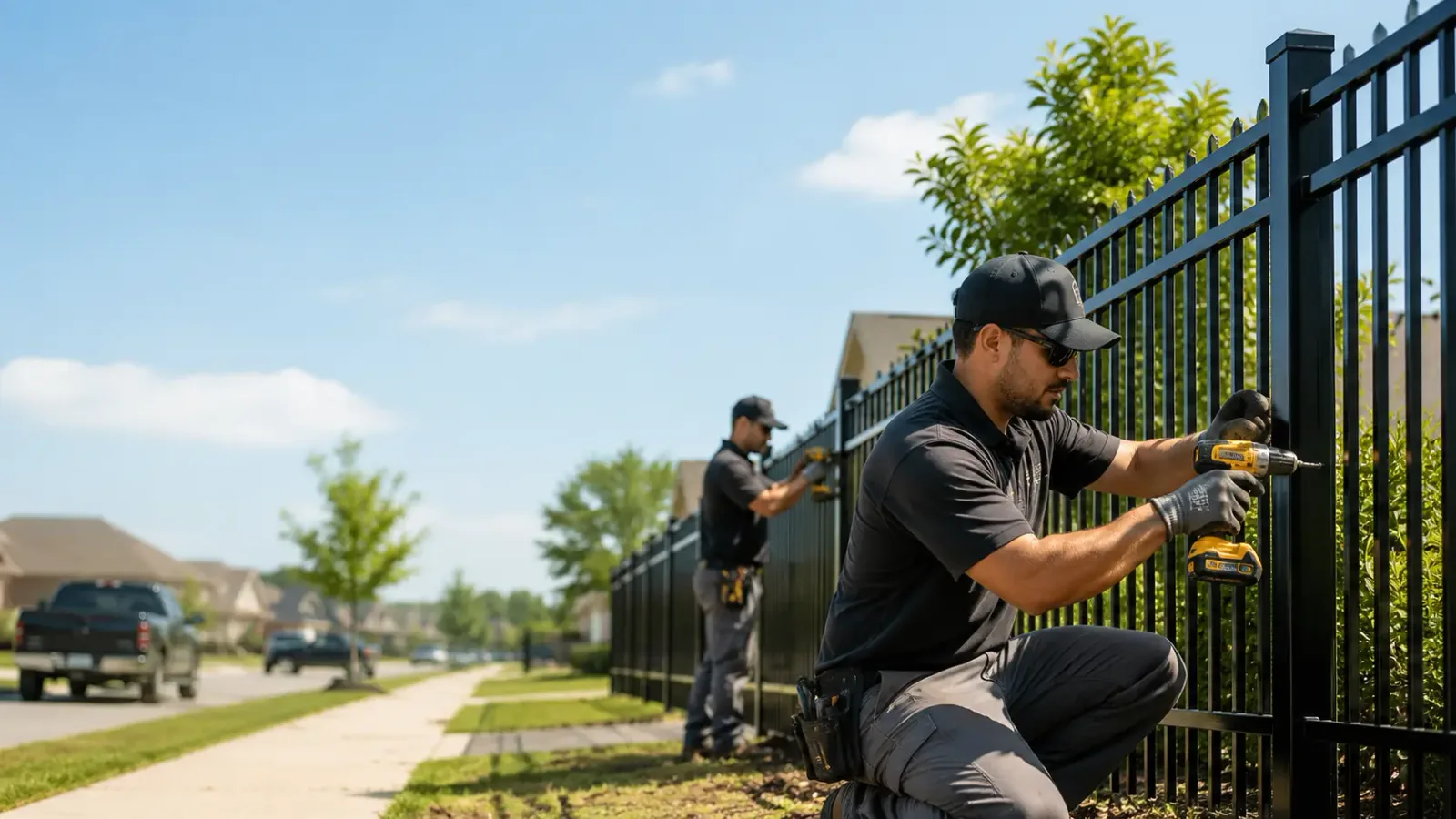 Metal Fence Installation in Roland, IA